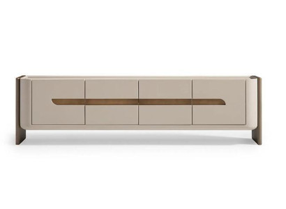 Sideboard TV cabinet Lowboard TV stand Beige Wood Living room Wardrobe Modern